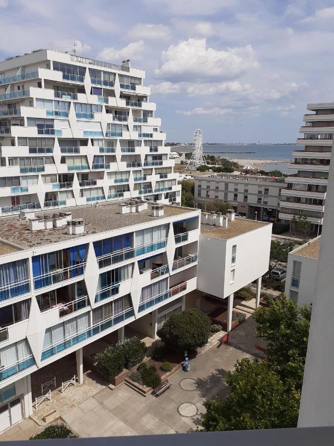 Grand studio avec vue mer à la Grande Motte - CLIM WIFI Extérieur photo