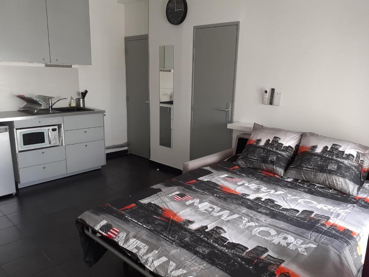 Grand studio avec vue mer à la Grande Motte - CLIM WIFI Extérieur photo