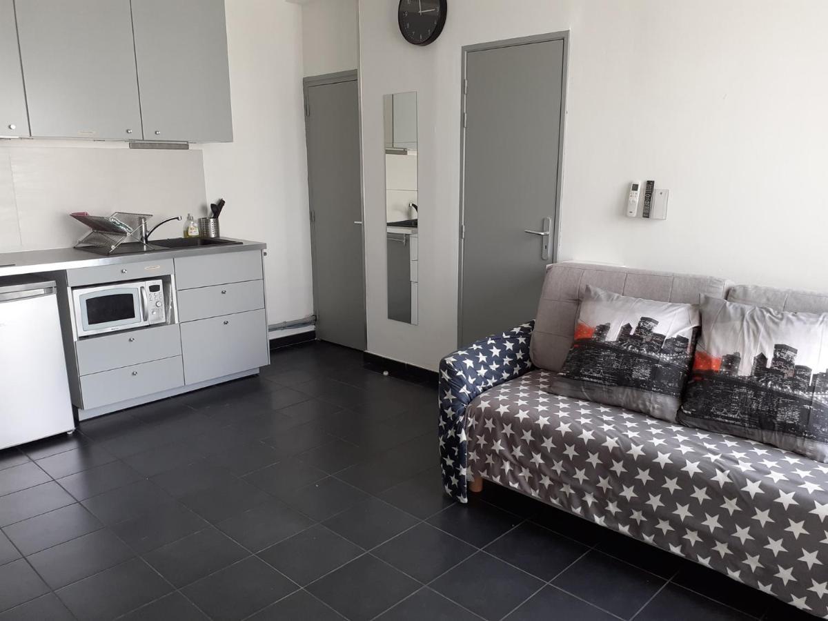 Grand studio avec vue mer à la Grande Motte - CLIM WIFI Extérieur photo