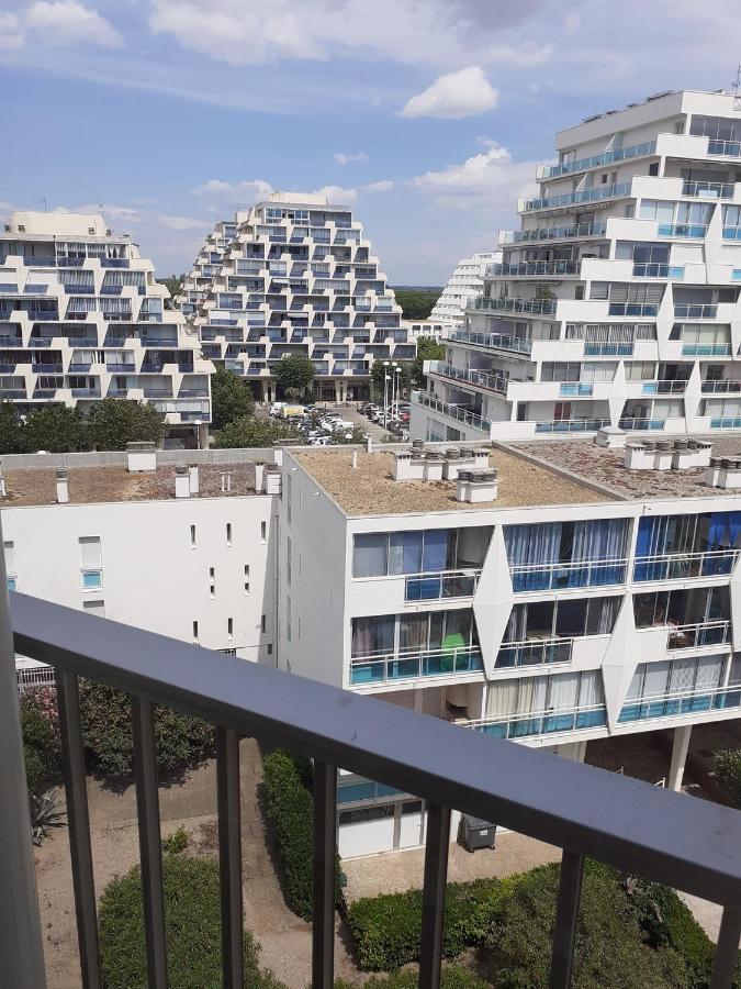 Grand studio avec vue mer à la Grande Motte - CLIM WIFI Extérieur photo