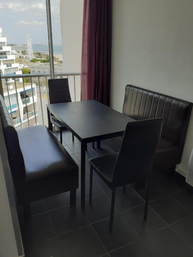 Grand studio avec vue mer à la Grande Motte - CLIM WIFI Extérieur photo